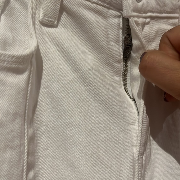 L’agence "Houston" High Rise wide-leg cropped jeans in white - Picture 12 of 15